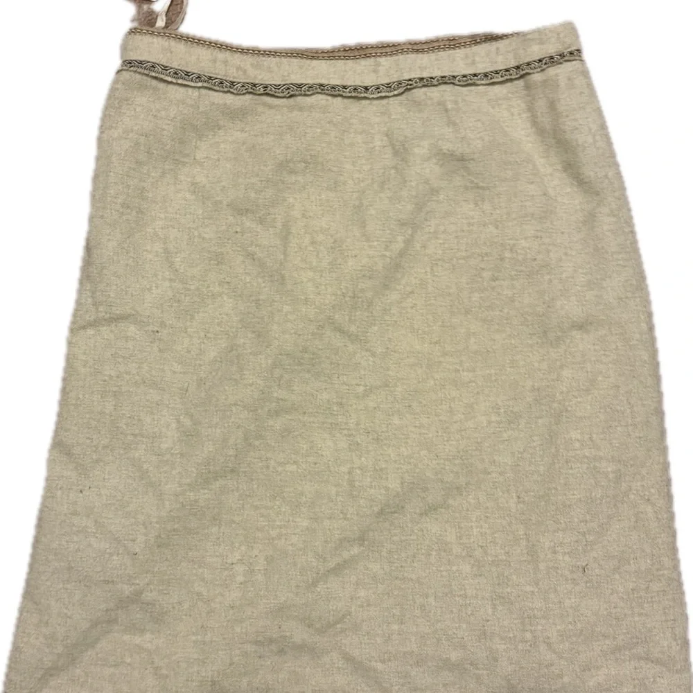 NWT Gap women's size‎ 12 Aline wool blend skirt casual beige neutral